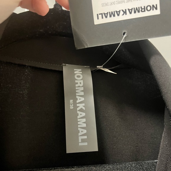 Norma Kamali Boyfriend Shirred Shirt Dress - Picture 10 of 14